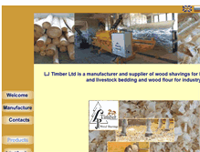 Tablet Screenshot of ljtwoodshavings.com